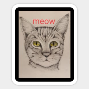 Meow Sticker